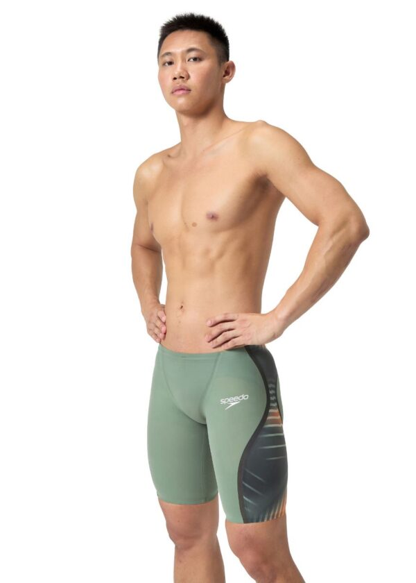 Speedo Fastskin LZR Pure Intent 2.0 Jammer - Country Green/Nectarine/Iridescent-0