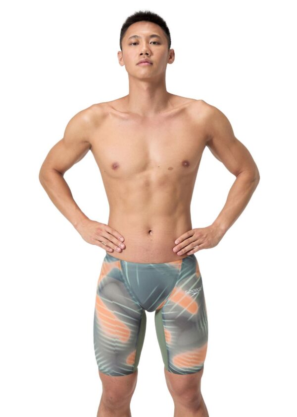 Speedo Fastskin LZR Pure Valor 2.0 Jammer - Country Green / Nectarine-0