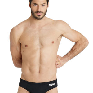 Arena Team Solid Swim Brief - Black / White