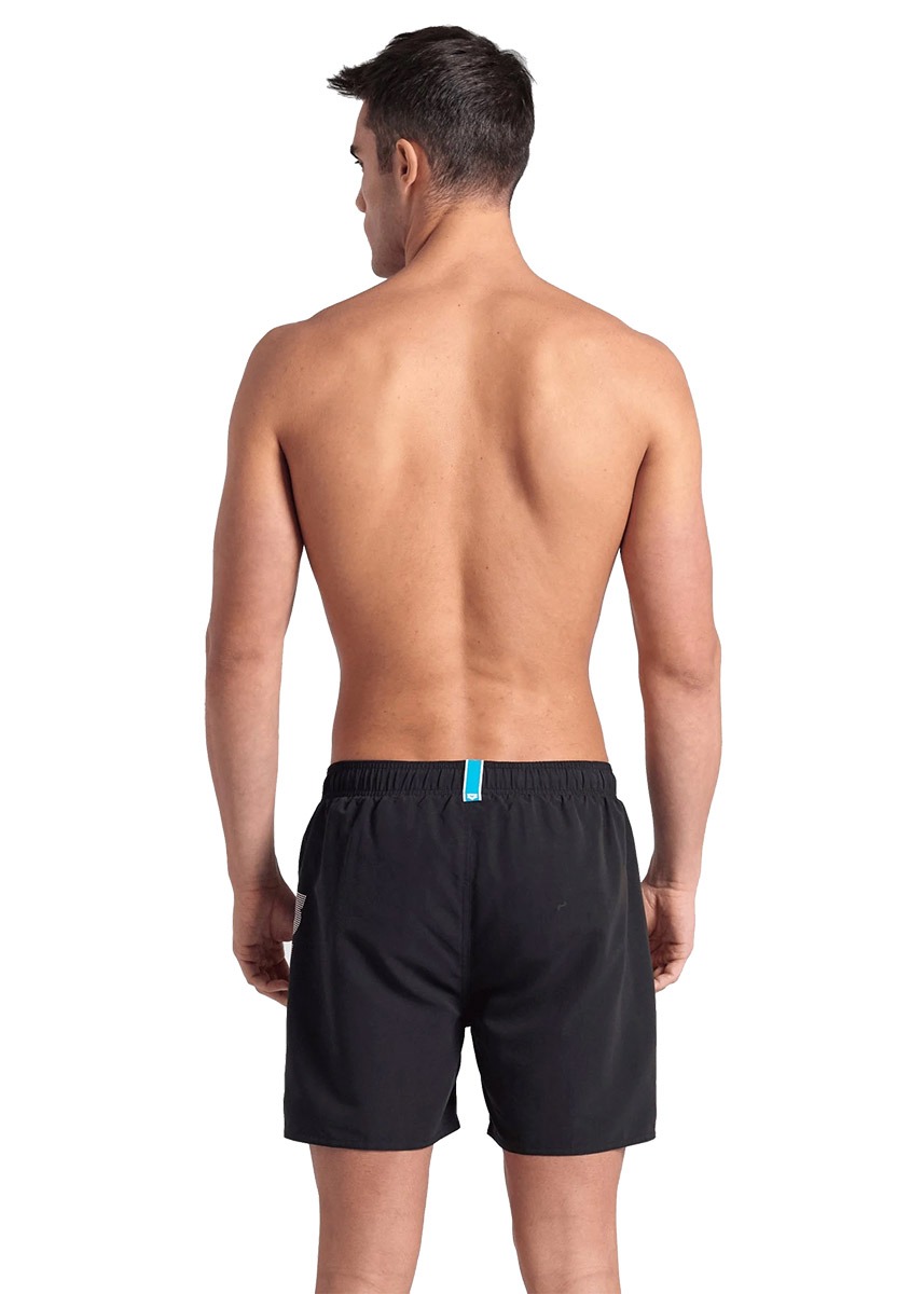 Arena Men’s Fundamentals Logo Boxers - Black / White-brand