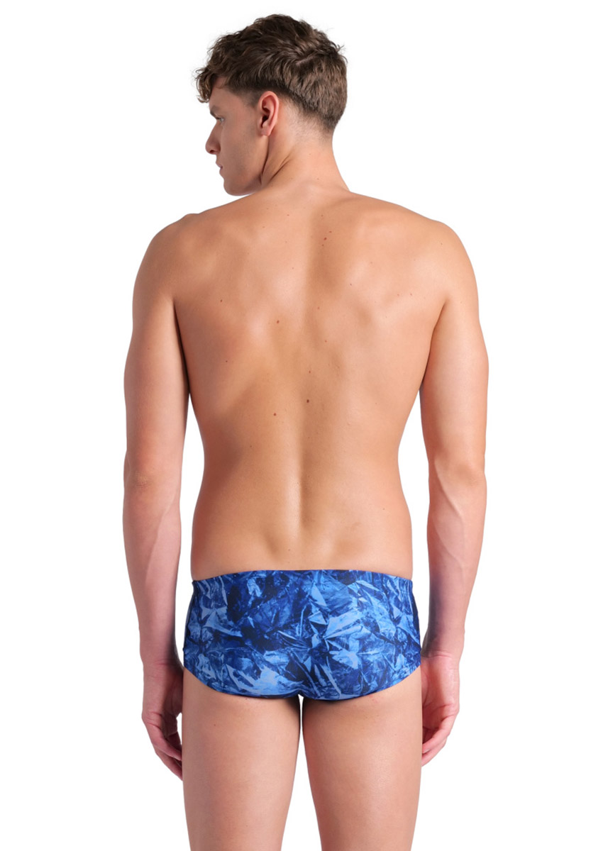 Arena Crackle Low Waist Swim Short - Black / Royal Blue-618735
