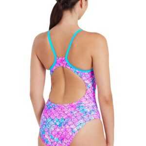 Zoggs Sirene Sparkle Strikeback Thermal Lined Swimsuit