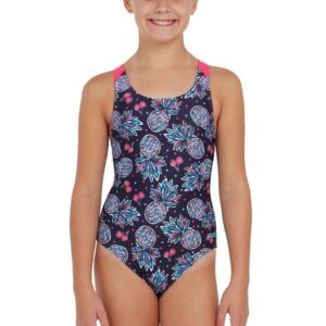 Zoggs Girls Fruity Flyback Swimsuit