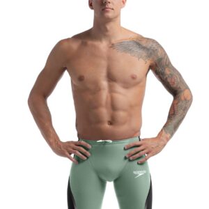 Speedo Fastskin LZR Pure Intent 2.0 High Waisted Jammer - Green / Black-0