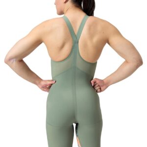 Speedo Fastskin LZR Pure Valor 2.0 Closedback Kneeskin – Country Green / Nectarine