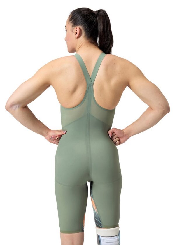 Speedo Fastskin LZR Pure Valor 2.0 Closedback Kneeskin – Country Green / Nectarine