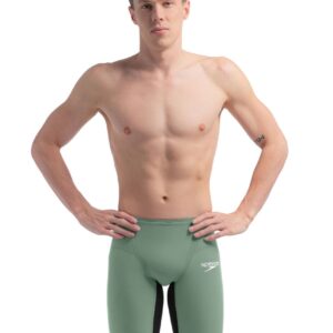 Speedo Fastskin LZR Pure Valor 2.0 High Waisted Jammer - Green / Black-0