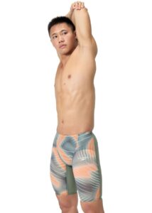 Speedo Fastskin LZR Pure Valor 2.0 High Waisted Jammer - Green / Orange