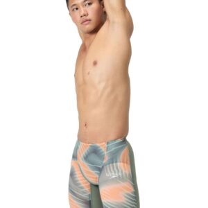 Speedo Fastskin LZR Pure Valor 2.0 High Waisted Jammer - Green / Orange-0