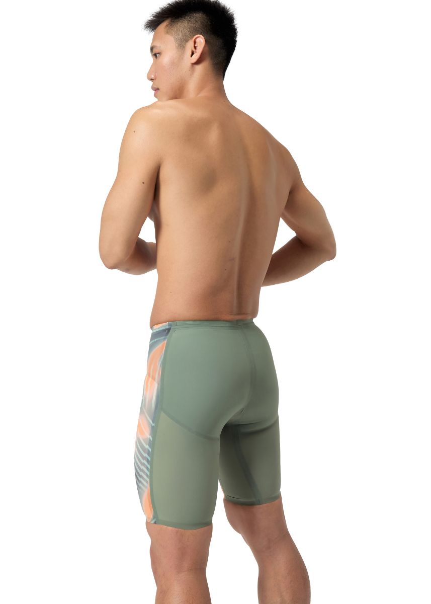 Speedo Fastskin LZR Pure Valor 2.0 High Waisted Jammer - Green / Orange-brand