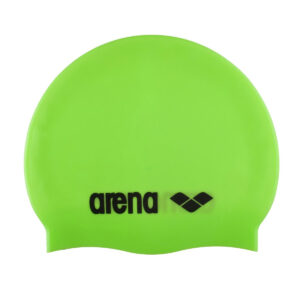 Arena Classic Silicone Cap - Acid Lime/Black-0