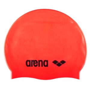 Arena Classic Silicone Cap - Red/Black-0