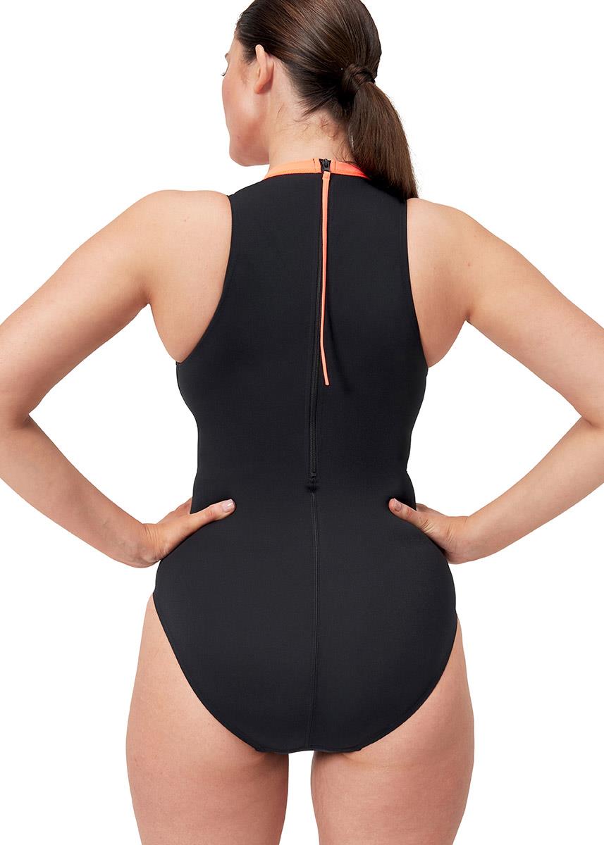 Speedo Printed Hydrasuit - Black / Red-brand