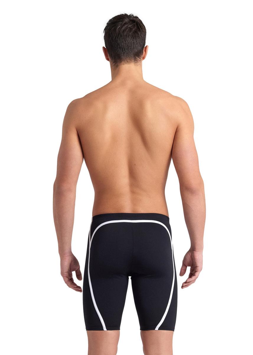 Arena Swim Pro_File Swim Jammer - Black / White-brand