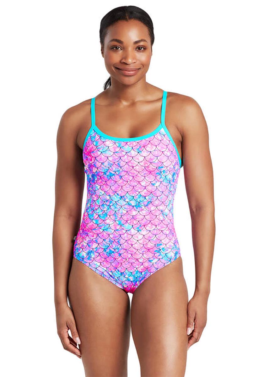 Zoggs Sirene Sparkle Strikeback Thermal Lined Swimsuit-619256