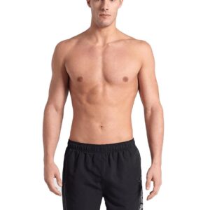Arena Men's Fundamentals Logo Boxer - Black / White