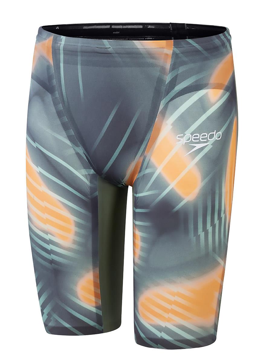 Speedo Fastskin LZR Pure Valor 2.0 High Waisted Jammer - Green / Orange-619008