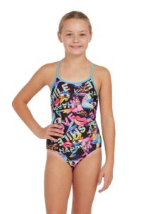 Zoggs Girls Joyful Sprintback Swimsuit