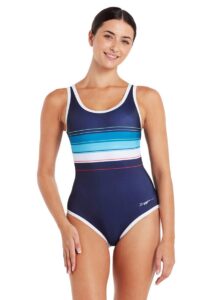 Zoggs Seamarine Binding Scoopback Swimsuit