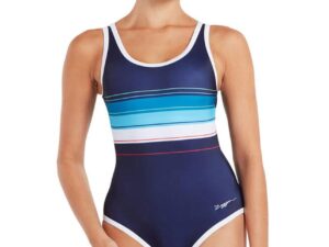 Zoggs Seamarine Binding Scoopback Swimsuit