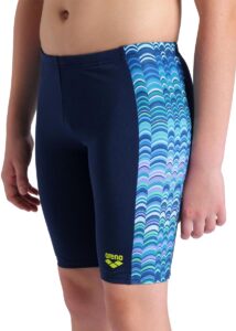 Arena Boy's Ondulation Jammer - Navy / Multi