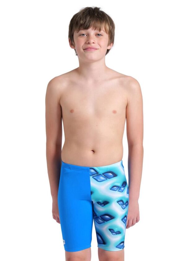 Arena Boy's Foam Jammer - Blue / Blue Multi