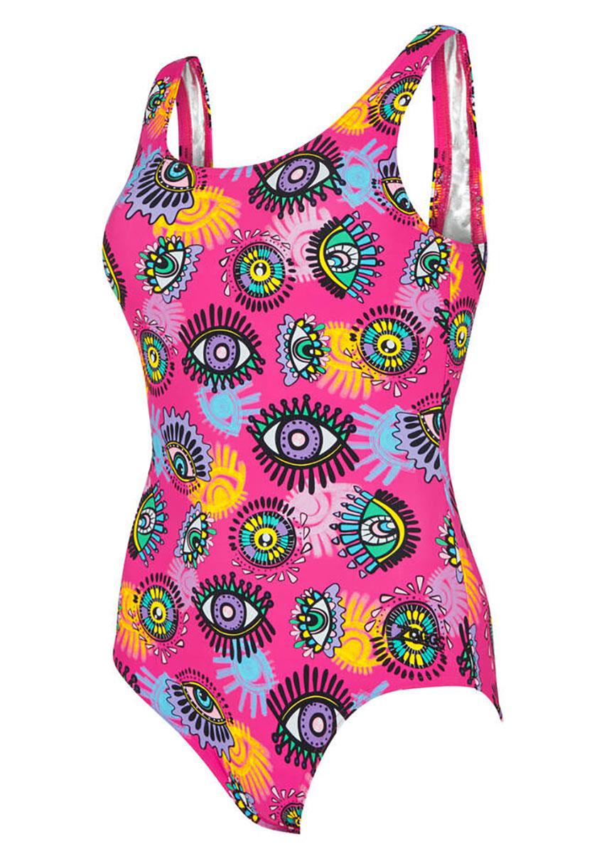 Zoggs Look Inside Scoopback Thermal Lined Swimsuit - Magenta-619274