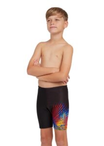 Zoggs Boys Neon Vibe Mid Jammer