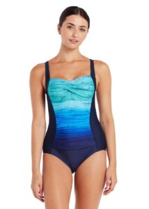 Zoggs Honor Ruched Front Swimsuit