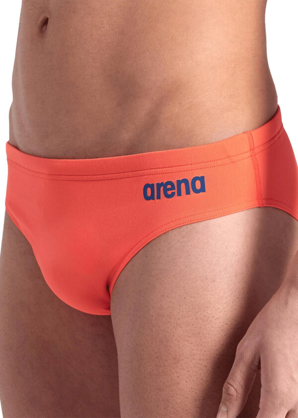 Arena Team Solid Swim Brief - Red / White