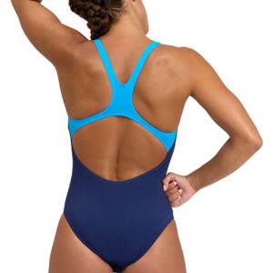 Arena Graphic Swim Pro Swimsuit – Navy/Turquoise