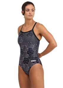 Arena Kikko Pro Light Drop Back Swimsuit - Black / Black Multi