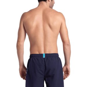 Arena Men’s Fundamentals Logo Boxer – Navy / Turquoise