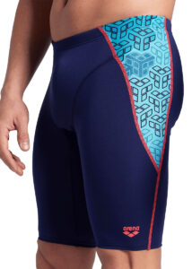 Arena Mens Camo Kikko Jammers - Navy Blue