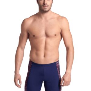 rena Abstract Tiles Jammer - Navy / Red White Blue