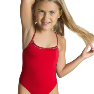 Uglies Revibe Solid Tie Back Swimsuit - Pink