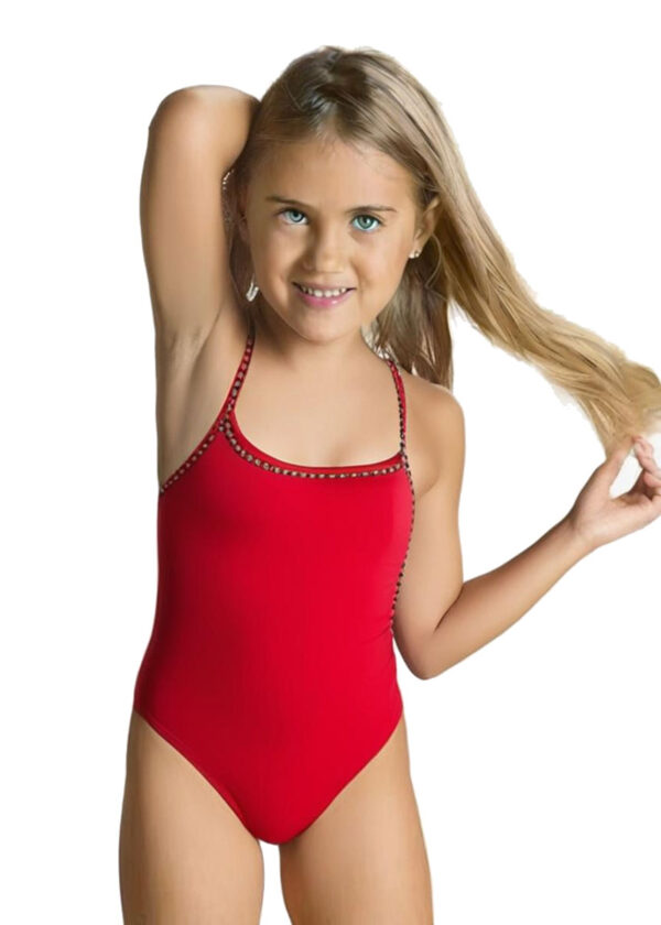 Uglies Revibe Solid Tie Back Swimsuit - Pink