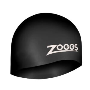 Zoggs Easy Fit Silicone Swim Cap - Black