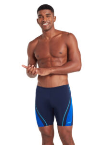 Zoggs Eaton Mid Jammer - Navy/Light Blue