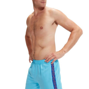 Speedo HyperBoom Splice 16" Watershort - Blue / Cobalt / Mandarin - Side view