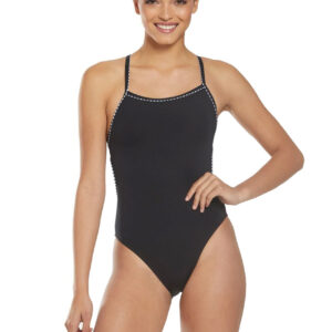 Uglies Revibe Solid Tie Back Swimsuit - Pink