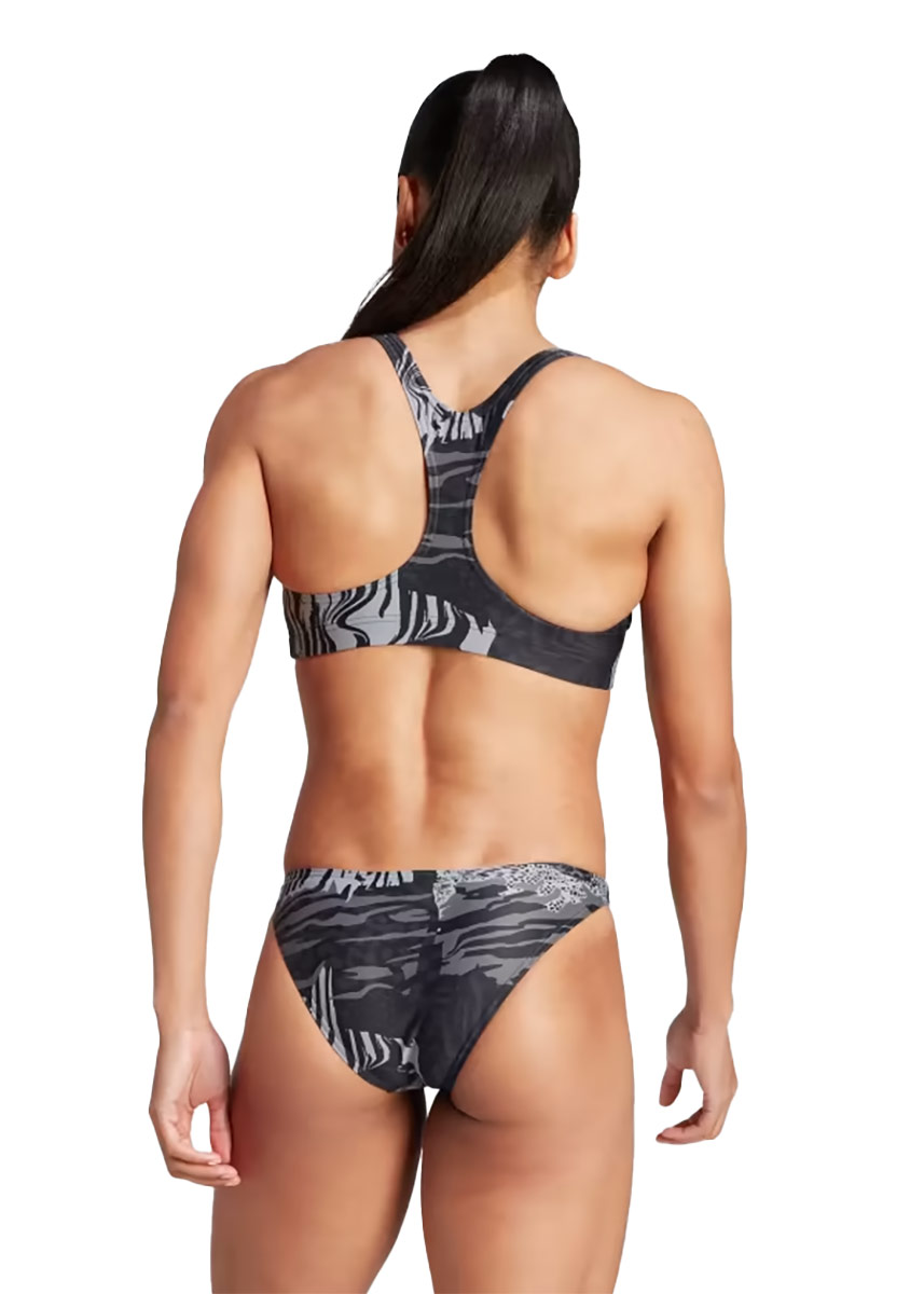 Adidas Women's GRX Swim Bikini - Grey/Carbon/Black-brand