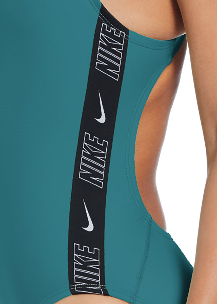 Nike Fusion Logo Tape Fastback One Piece Swimsuit - Dusty Cactus-621668