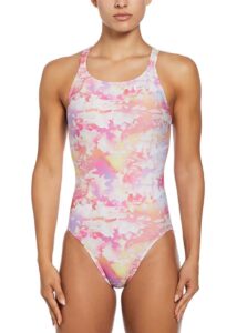 Nike Women's Hydrastrong Fastback One Piece Swimsuit - Warm Multi