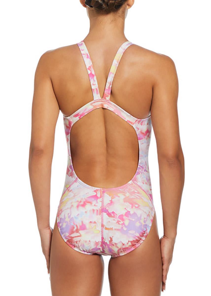 Nike Women's Hydrastrong Fastback One Piece Swimsuit - Warm Multi-brand