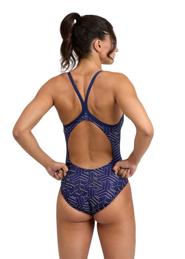 Arena Kikko Pro Light Drop Back Swimsuit – Navy / Navy Multi