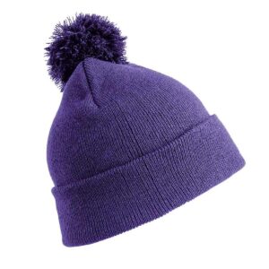 Core Kids Pom Pom Beanie - Purple