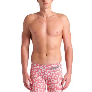 Arena Powerskin Carbon Air² Limited Edition Leopard Skin Jammer - Geranium-0