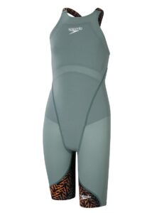 Speedo Fastskin Junior LZR Ignite Kneeskin - Green / Black / Orange