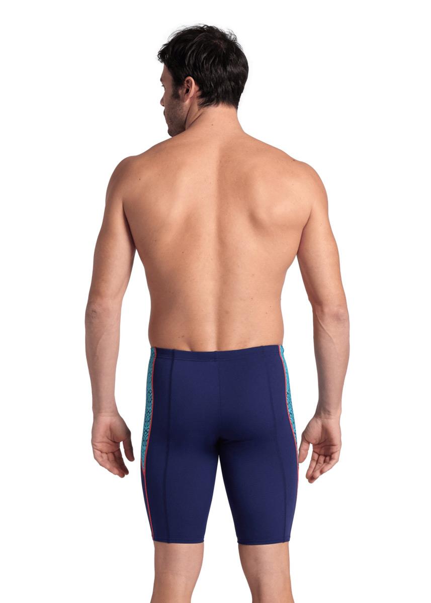 Arena Mens Camo Kikko Jammers - Navy Blue-622103